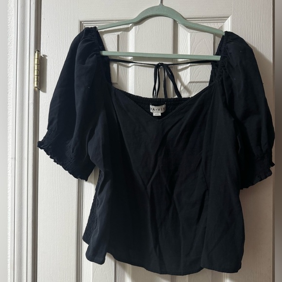 Ava & Viv Tops - AVA and VIV Women’s Black Blouse